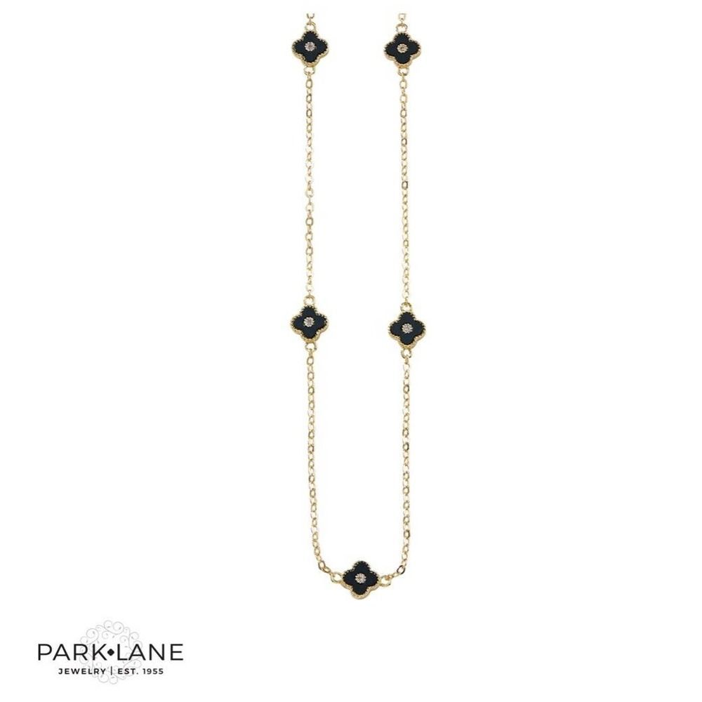 Park Lane Dreamy Necklace, Black Clover Design NWT!!! MSRP $140